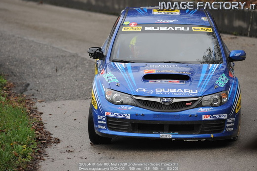 2008-04-19 Rally 1000 Miglia 0228 Longhi-Imerito - Subaro Impreza STI